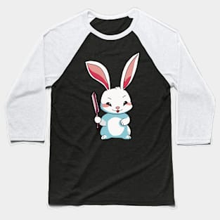 Easter bunny with knife Baseball T-Shirt